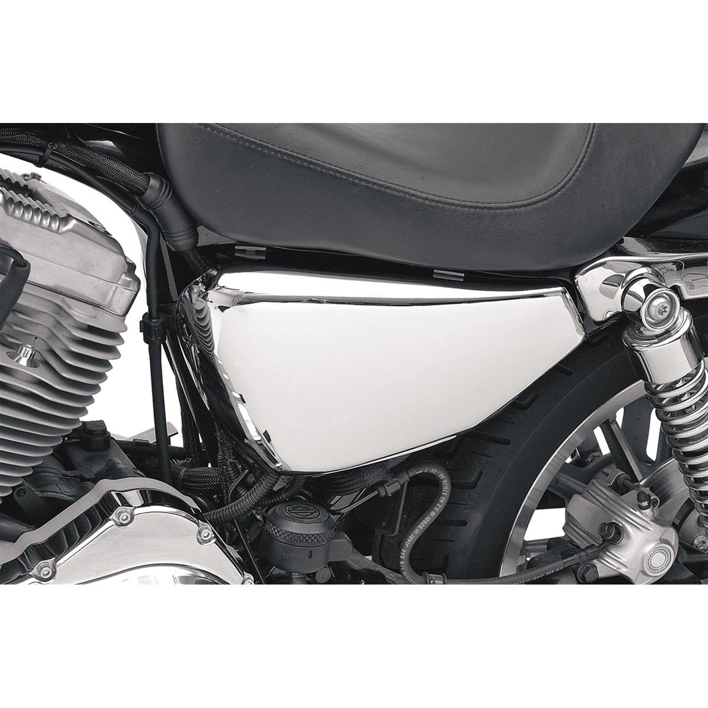 Drag Specialties Left Side Cover - 04-13 - Chrome 0520-0784_259742