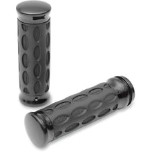 Drag Specialties Black/Rubber Hotop Grips 0630-0774_259824