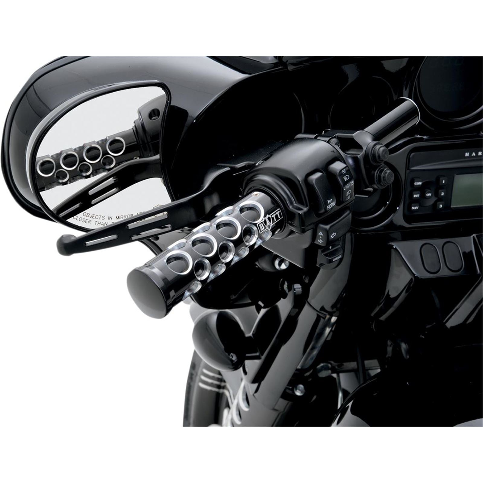 Drag Specialties Black Slotted Levers 0610-0221_259902