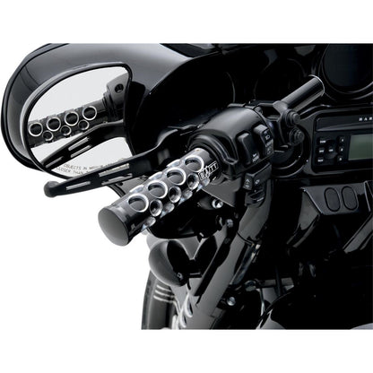 Drag Specialties Black Slotted Levers 0610-0221_259902