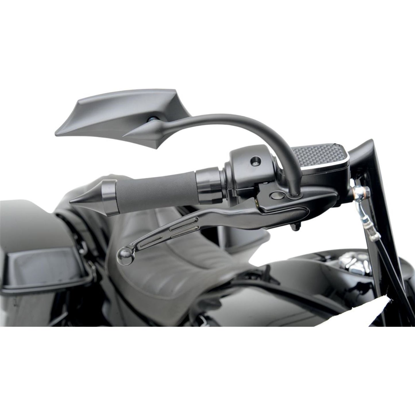 Drag Specialties Black Slotted Levers 0610-0221_259903