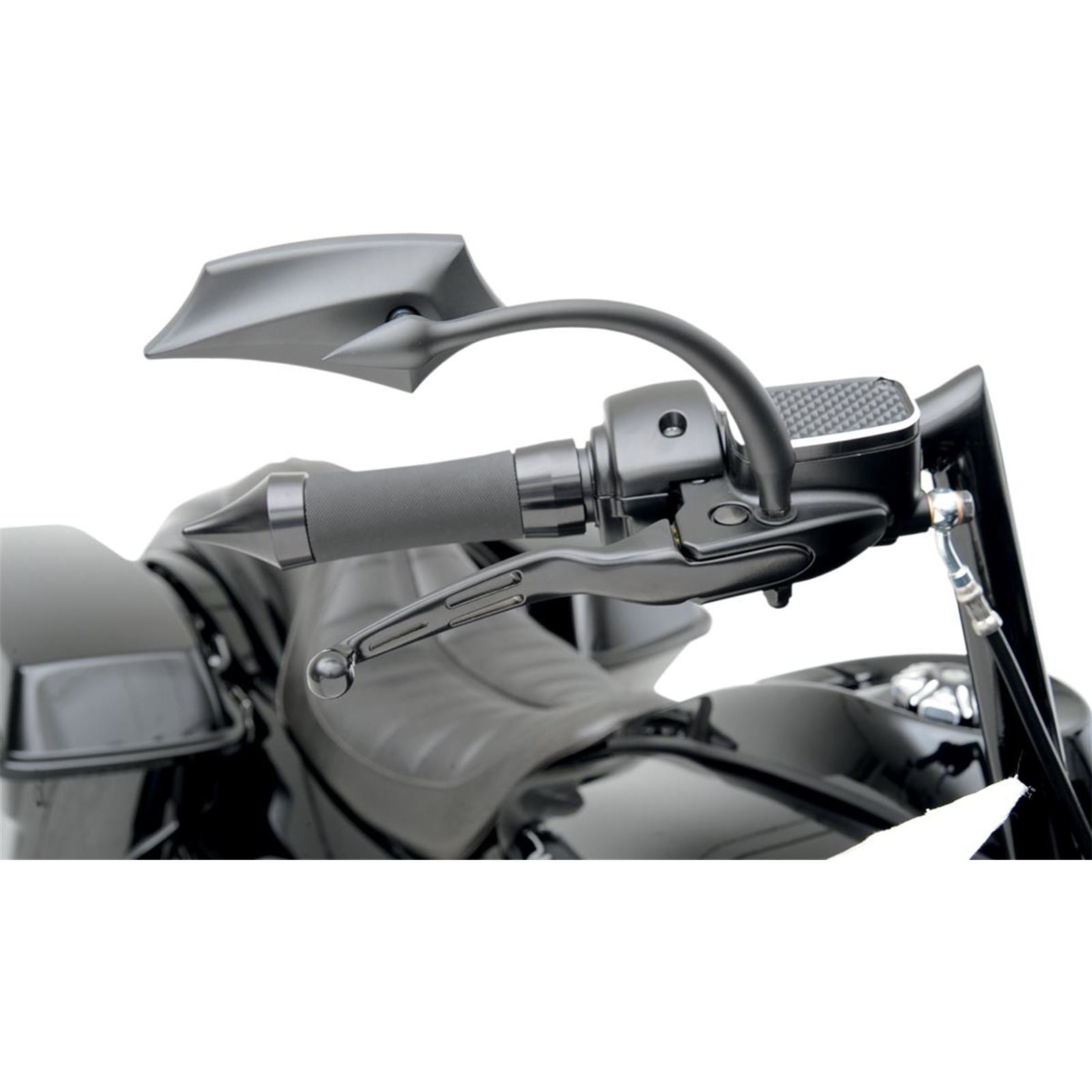 Drag Specialties Black Slotted Levers 0610-0221_259903