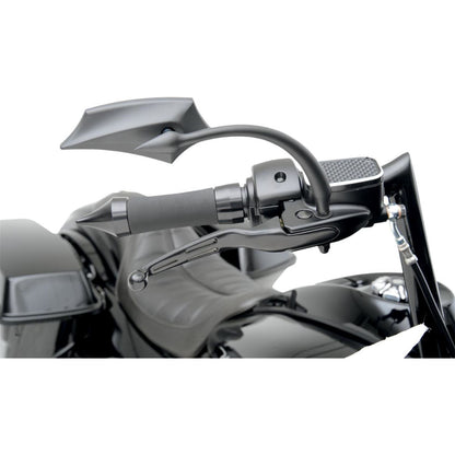Drag Specialties Black Slotted Levers 0610-0221_259903