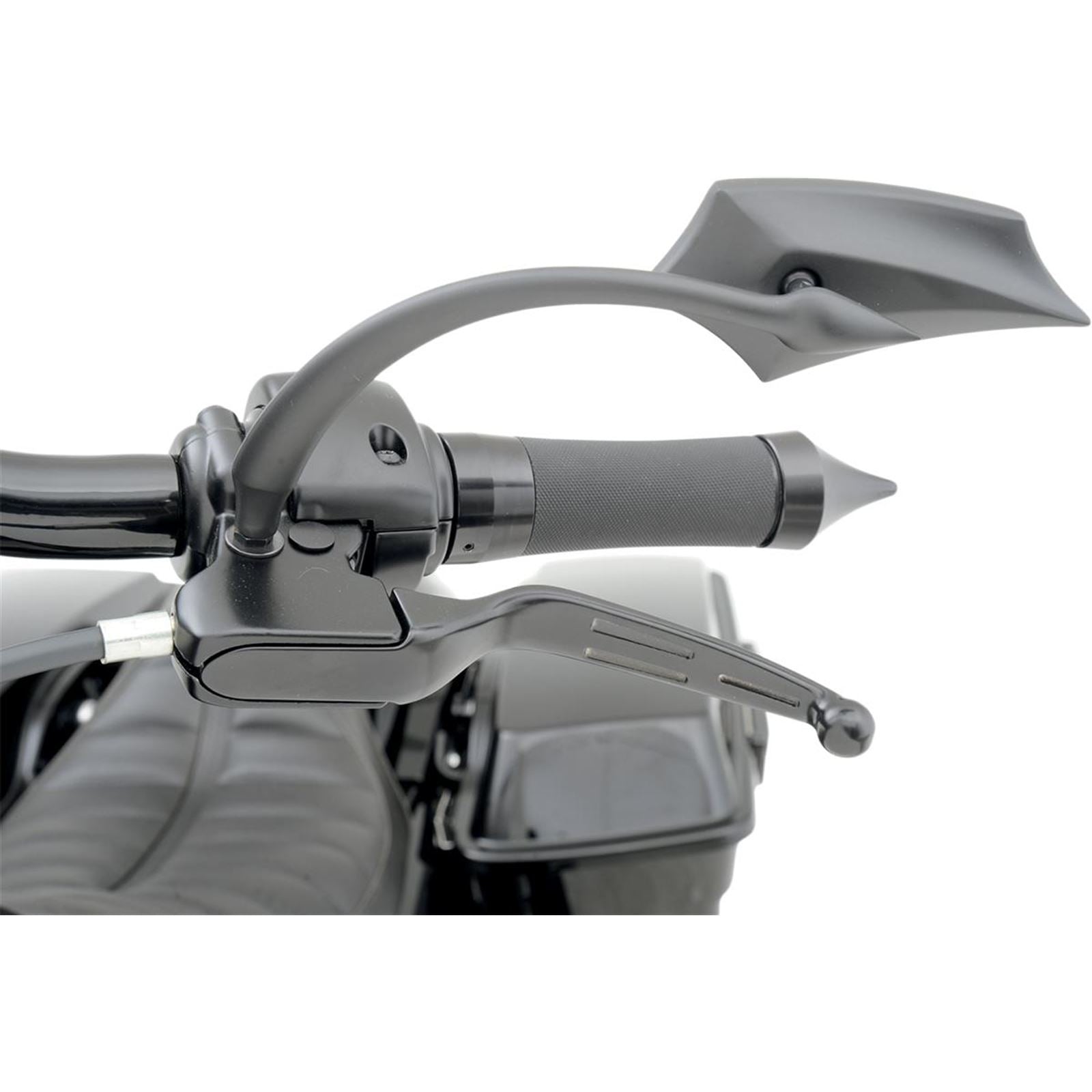 Drag Specialties Black Slotted Levers 0610-0221_259904