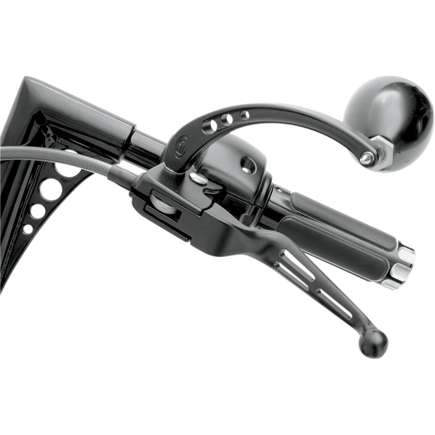 Drag Specialties Black Slotted Levers 0610-0142_259921