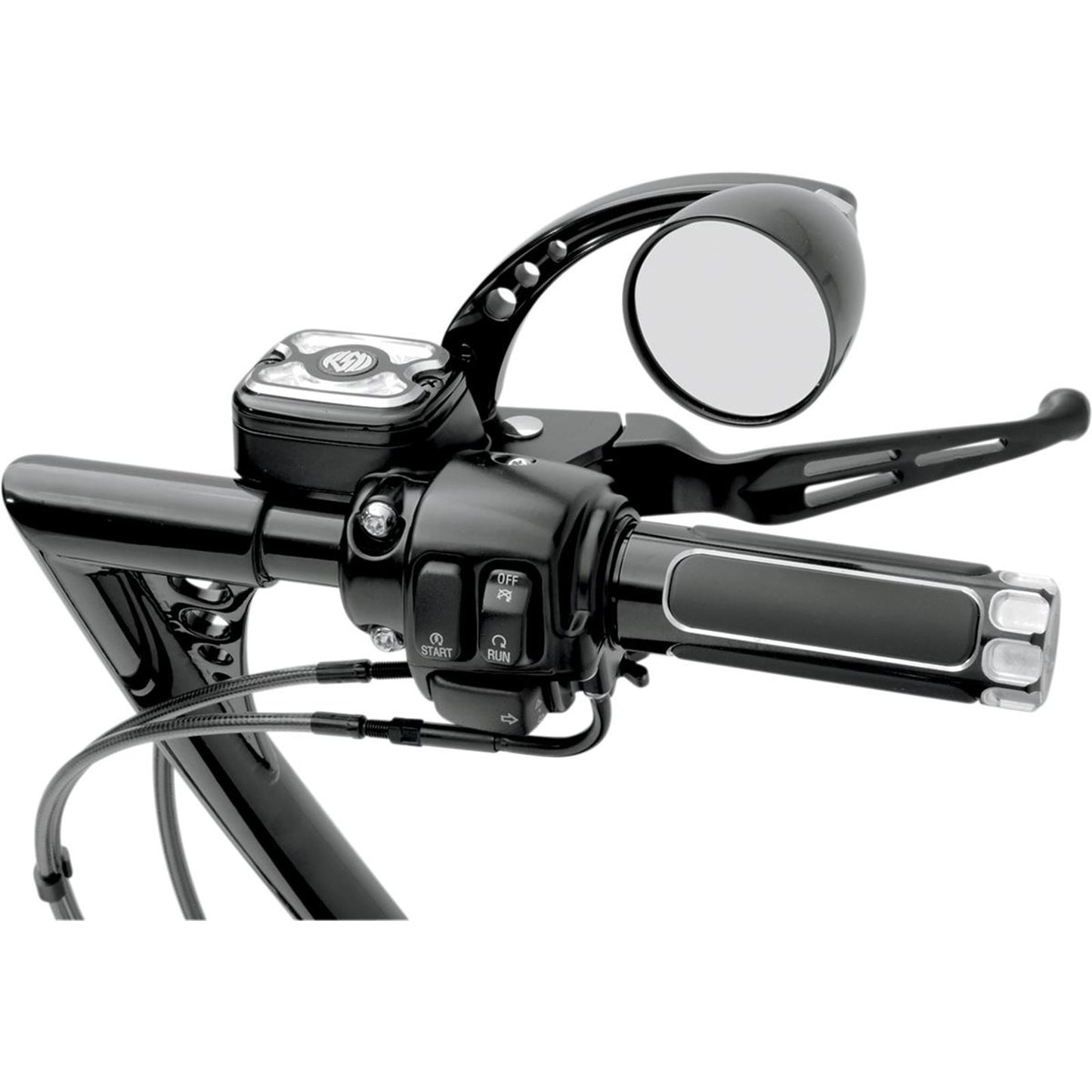 Drag Specialties Black Slotted Levers 0610-0142_259922