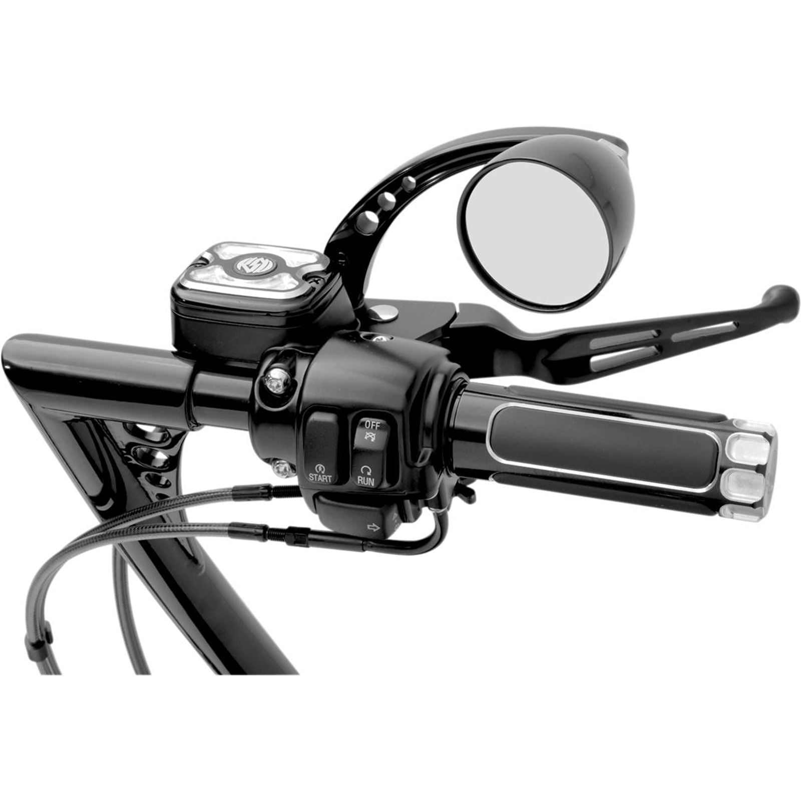 Drag Specialties Black Slotted Levers 0610-0142_259922