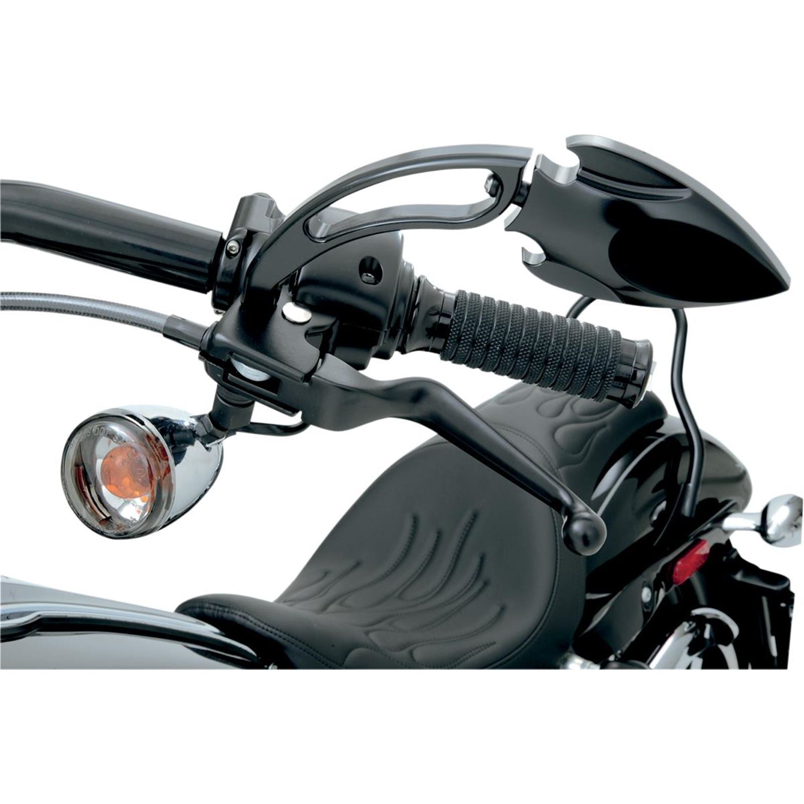 Drag Specialties Black Lever Set 0610-0128_259935