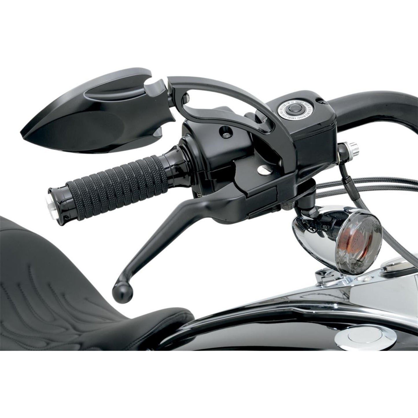 Drag Specialties Black Lever Set 0610-0128_259936