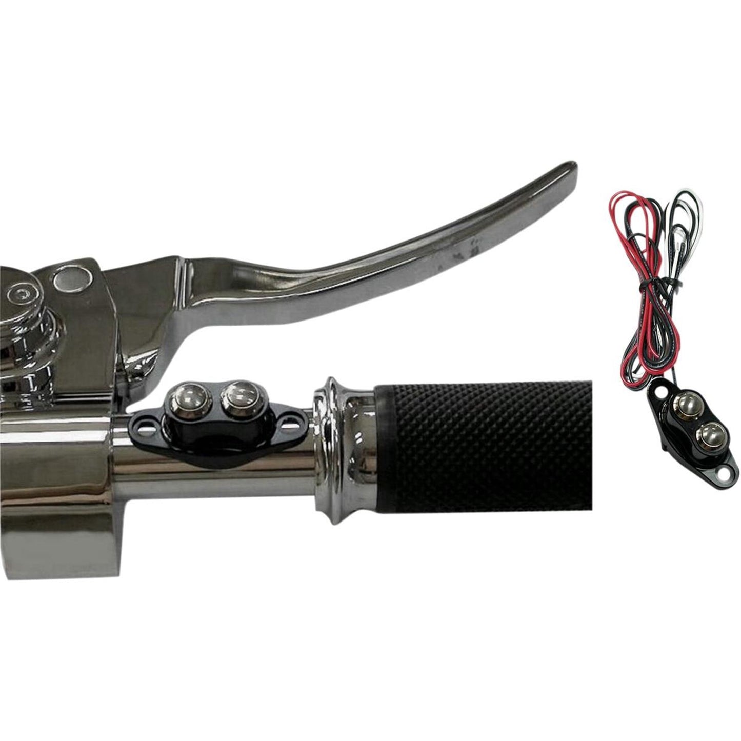 Drag Specialties Black Dual Button Switches 0616-0205_259965