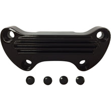 Drag Specialties Black Finned Handlebar Clamp 0603-0810_259971