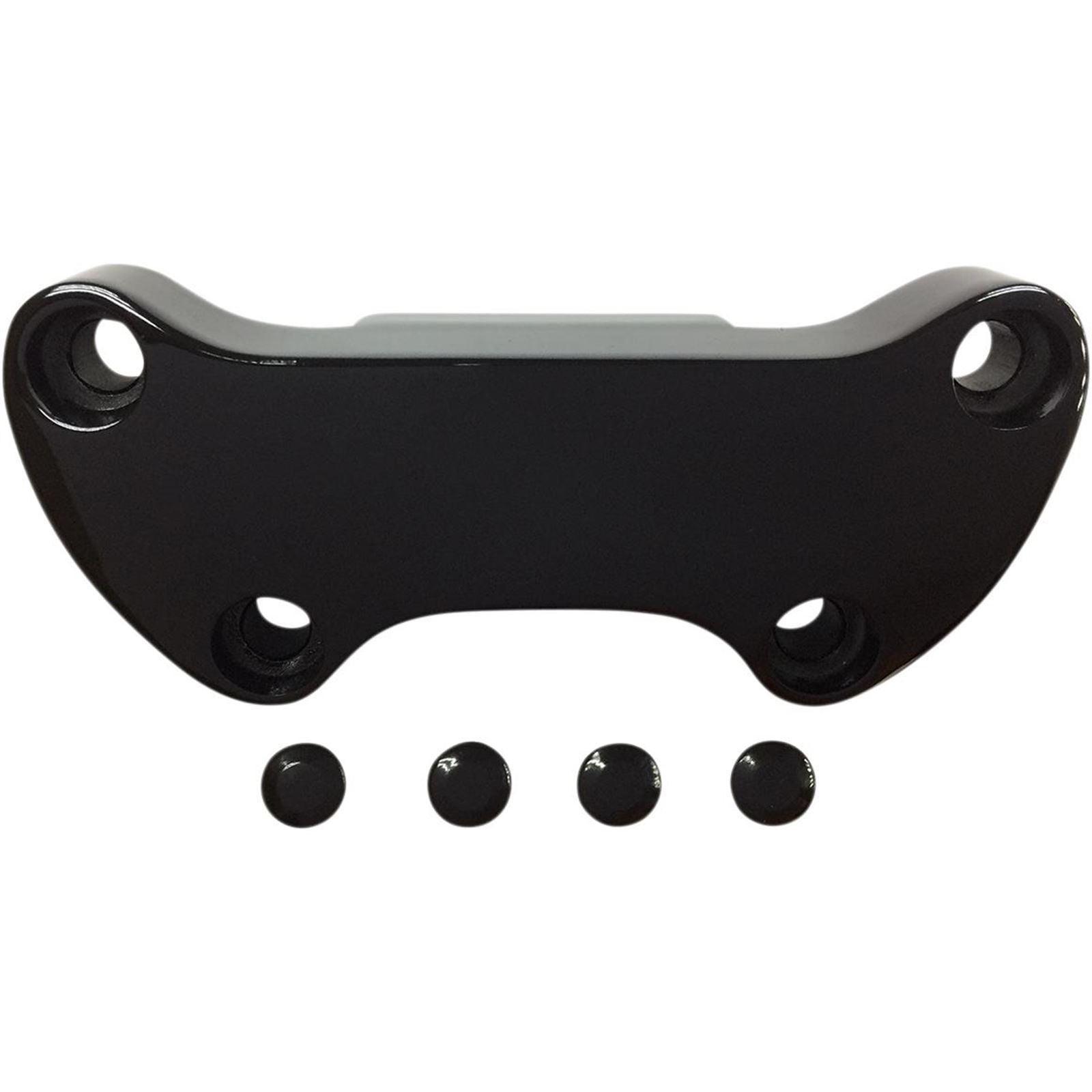 Drag Specialties Black Skirt Handlebar Clamp 0603-0811_259972