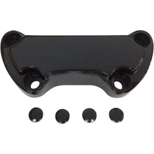 Drag Specialties Black Scalloped Handlebar Clamp 0603-0812_259974