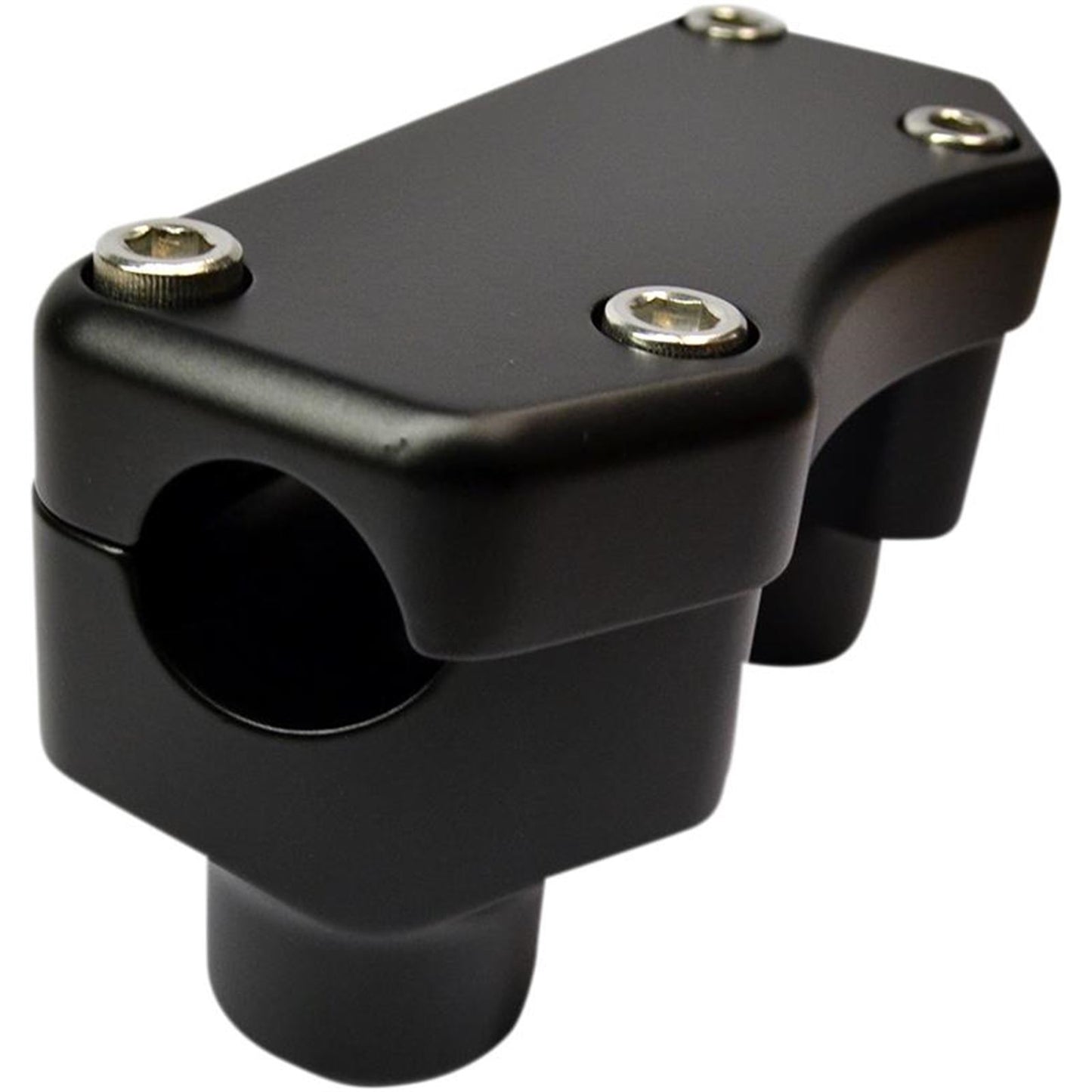 Drag Specialties 1-1/2" Flat Black Buffalo Risers with  Top 0602-0811_259976