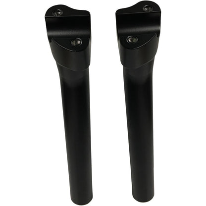 Drag Specialties Flat Black 1-1/2" Buffalo Pullback Risers 0602-0810_259994