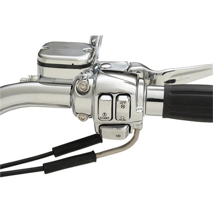 Drag Specialties Standard Chrome Switch Caps 0616-0128_260005