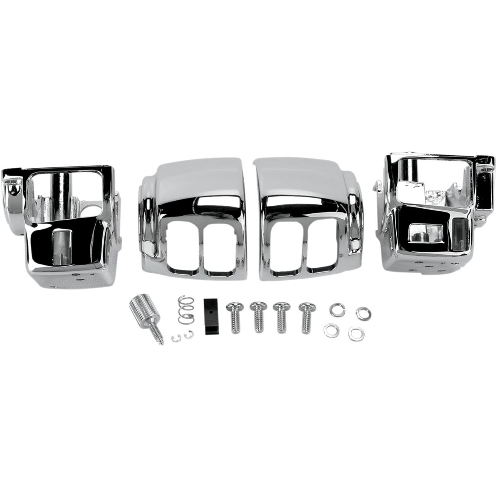 Drag Specialties Chrome Switch Housing for '08 - '13 FLHX [MPN: 0616-0131]_260010