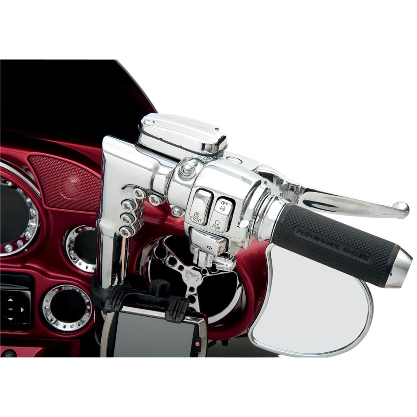 Drag Specialties Chrome Cruise Switch Housing for '08 - '13 0616-0091_260024