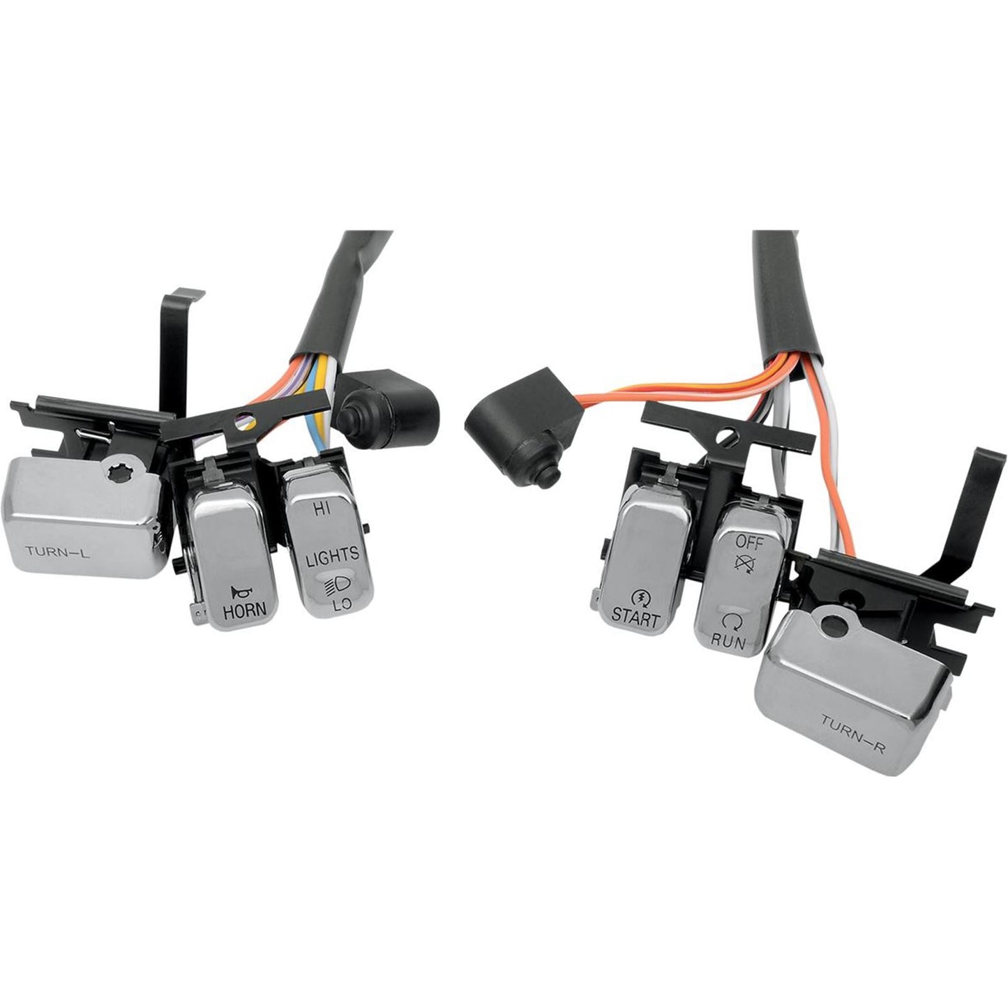 Drag Specialties Chrome Switch Kit for '96 - '13 0616-0053_260032