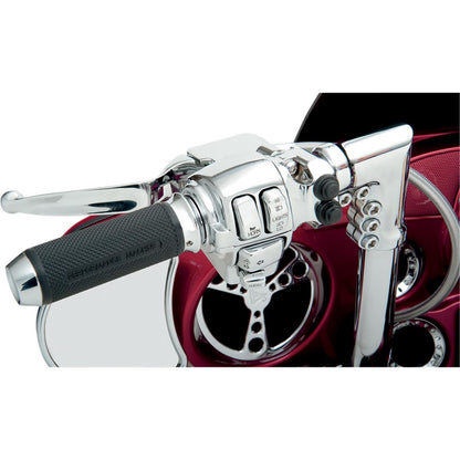 Drag Specialties Chrome Left-Side Radio Switch Housing for '08 - '13 0616-0076_260038