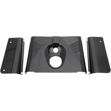 Drag Specialties 3-Piece Fork Tins - Gloss Black - Ribbed -  '86-'17 FLST 0411-0143_260130