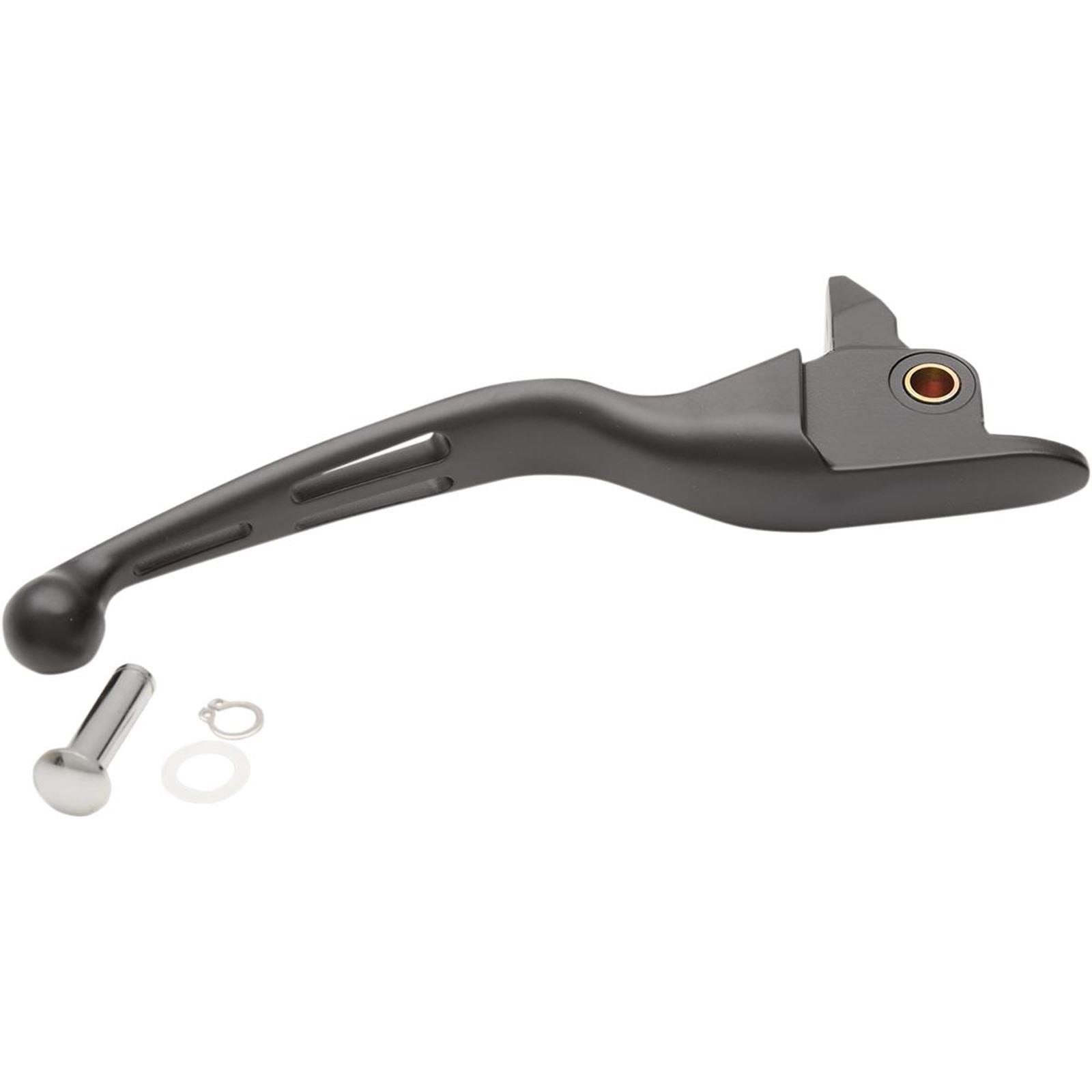Drag Specialties Black Slotted Brake Lever 0614-0808_260151
