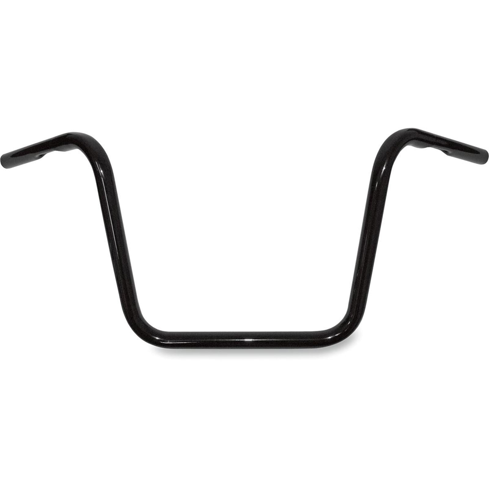 Drag Specialties Black 12" Ape Hanger Handlebar for Throttle-by-Wire 0601-1217_260174