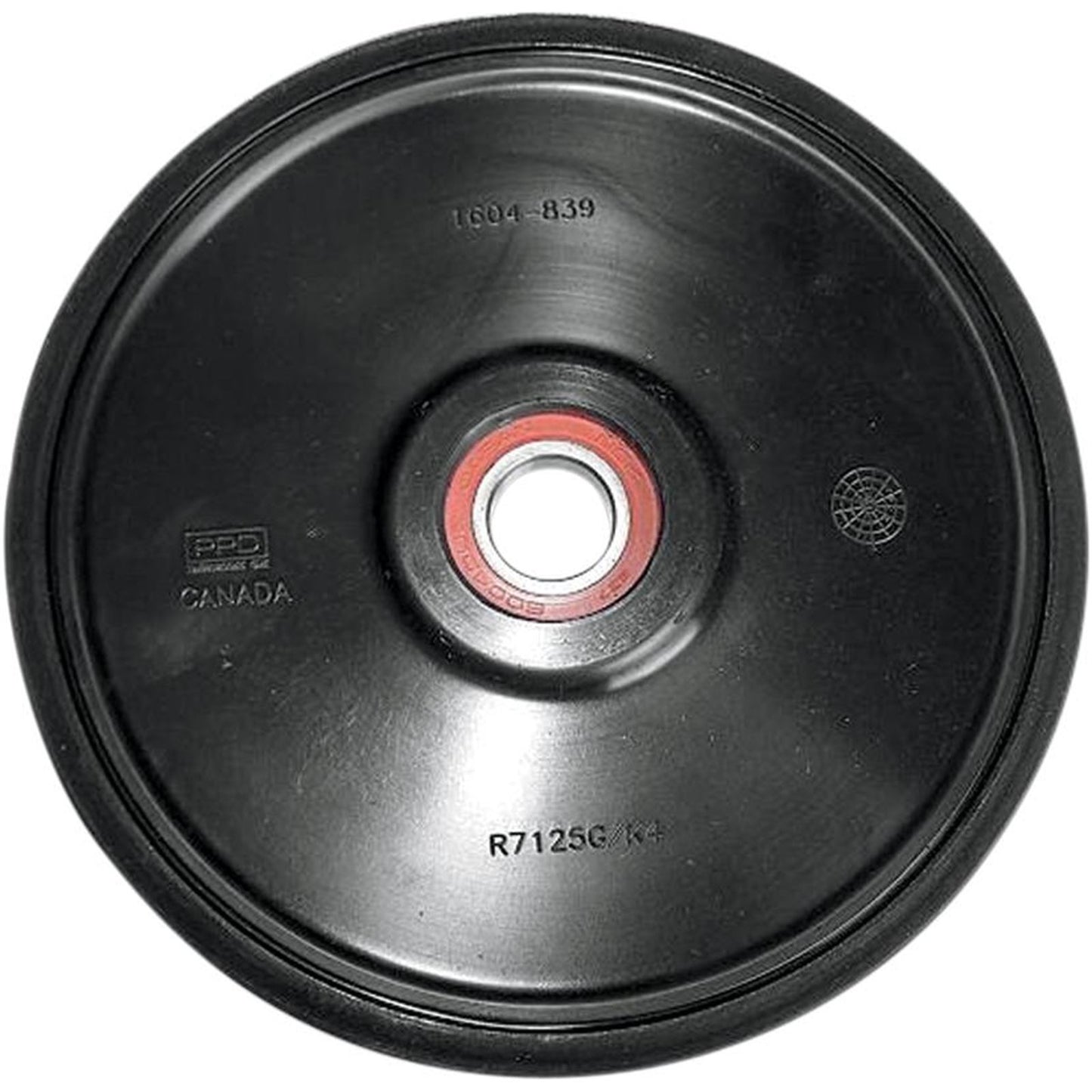 Parts Unlimited Thin Idler Wheel with Bearing - Arctic Cat 7.12" Black [MPN: 4702-0094]_260455
