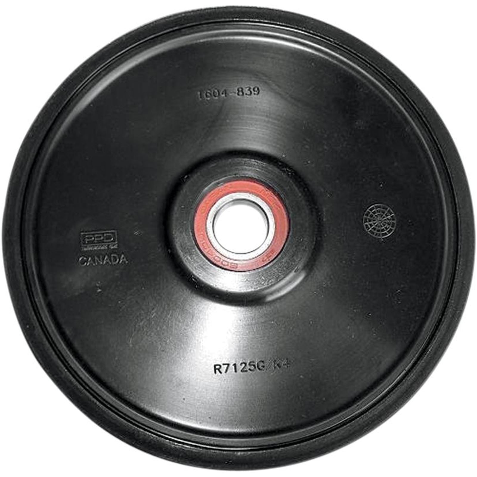 Parts Unlimited Thin Idler Wheel with Bearing - Arctic Cat 7.12" Black [MPN: 4702-0094]_260455