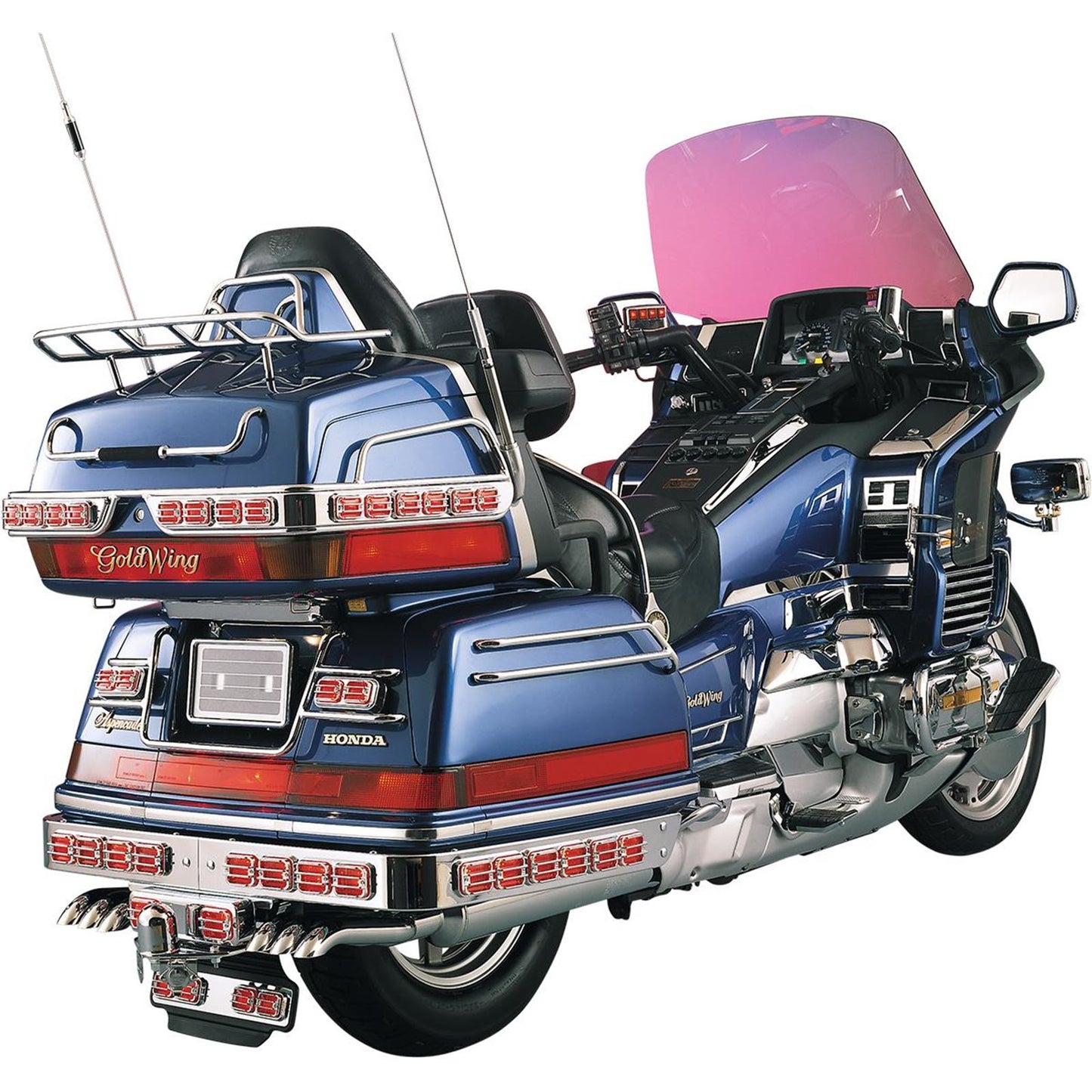 Parts Unlimited Glove Box Accent Plate - Chrome - '88-99 GL1500 [MPN: DS-719875]_260456