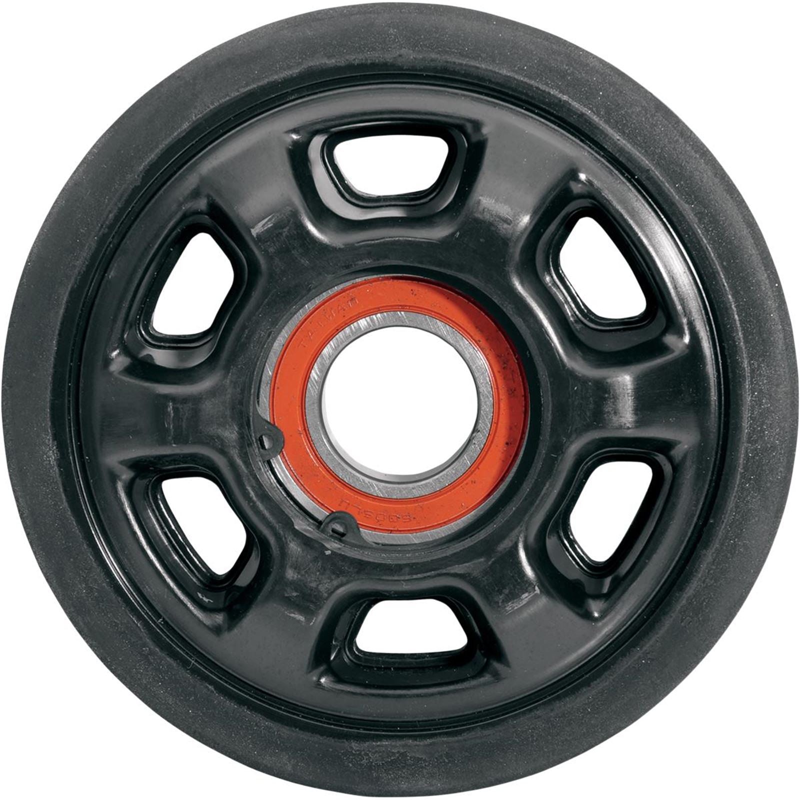 Parts Unlimited Idler Wheel with Bearing - for Yamaha 130mm Black [MPN: 4702-0088]_260467