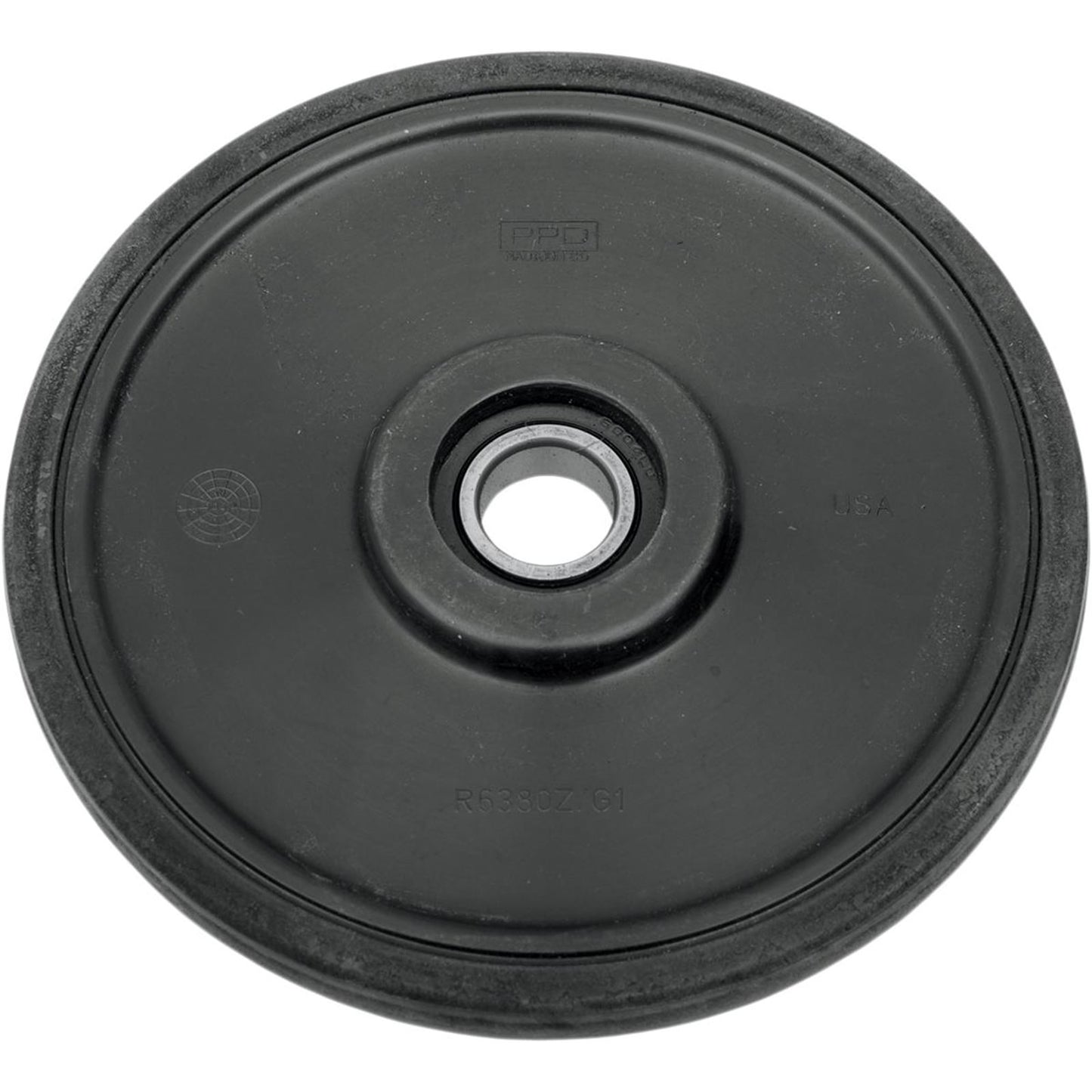 Parts Unlimited Idler Wheel with Bearing - Standard 6.38" Black [MPN: 4702-0063]_260488