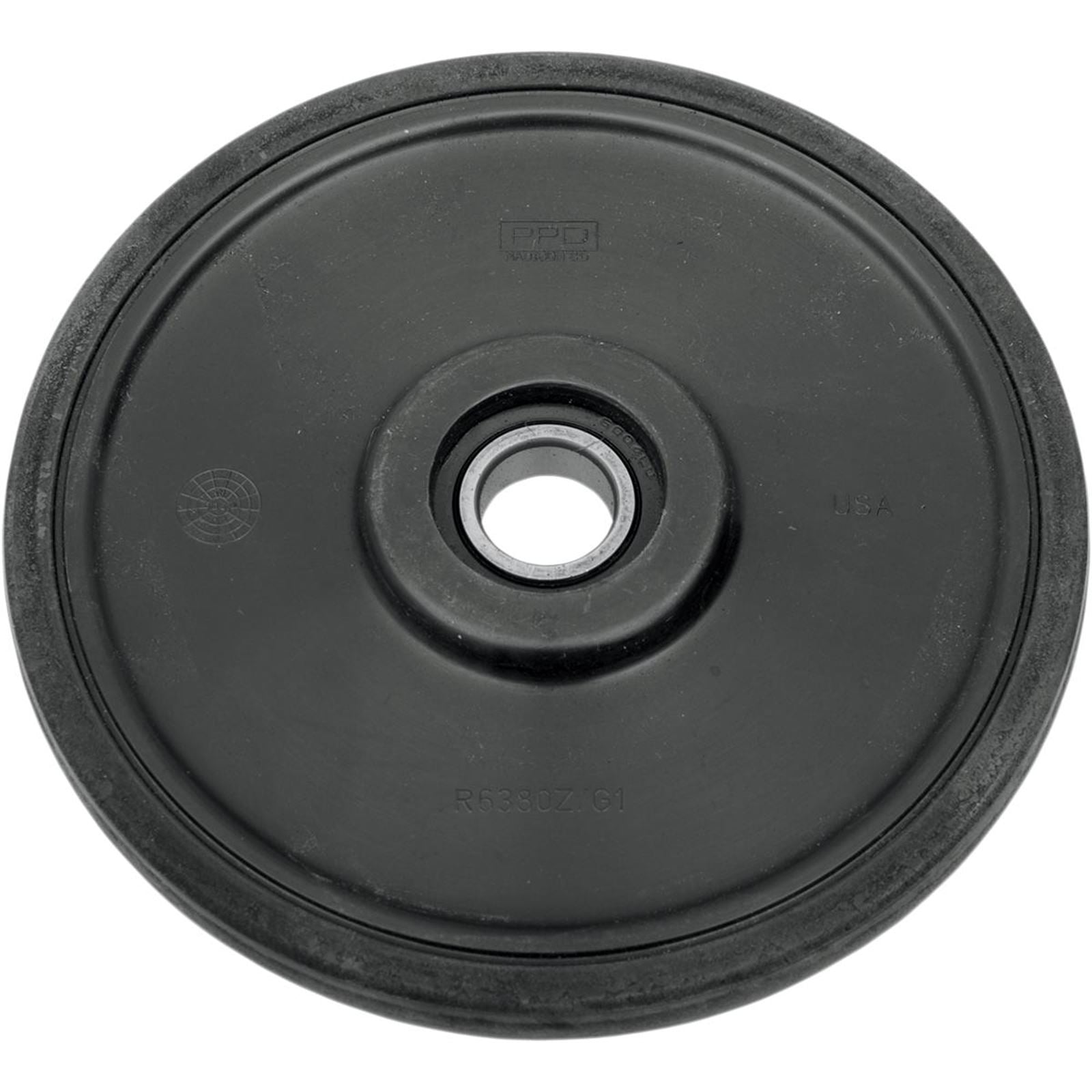 Parts Unlimited Idler Wheel with Bearing - Standard 6.38" Black [MPN: 4702-0063]_260488