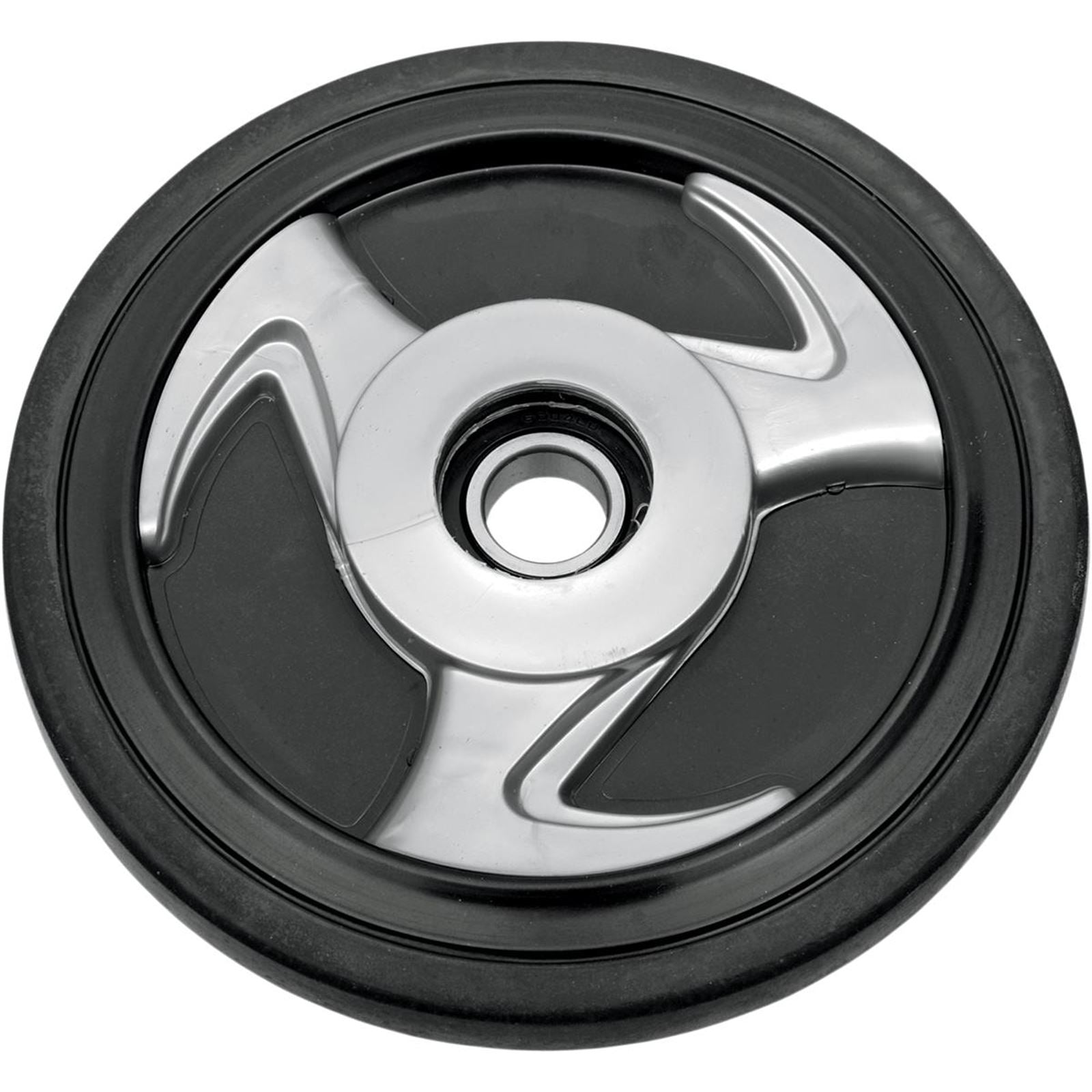 Parts Unlimited Idler Wheel with Bearing - for Yamaha 178mm Silver [MPN: 4702-0035]_260492