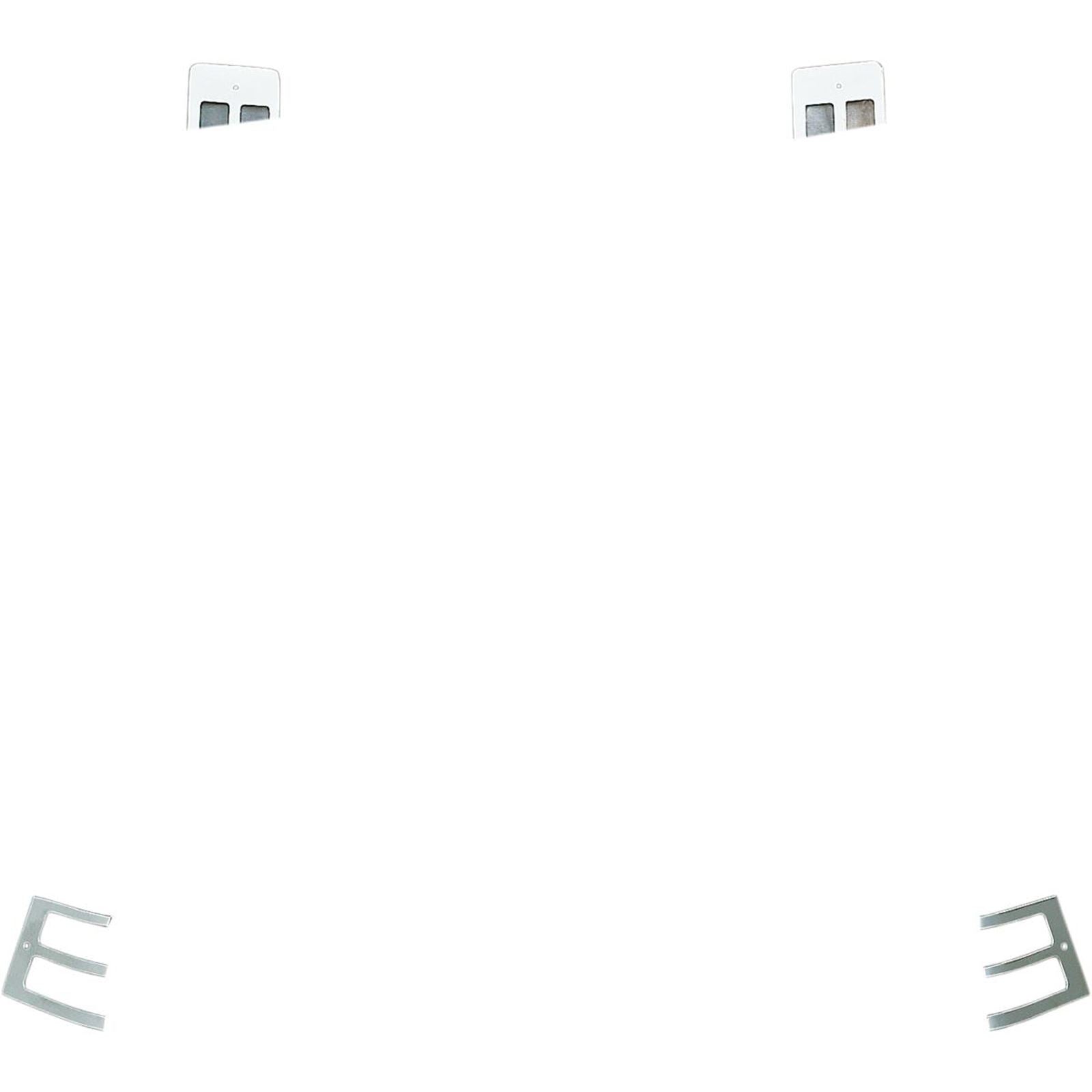 Parts Unlimited Saddlebag Lens Grille Set - Chrome - GL1500 [MPN: DS-719706]_260529