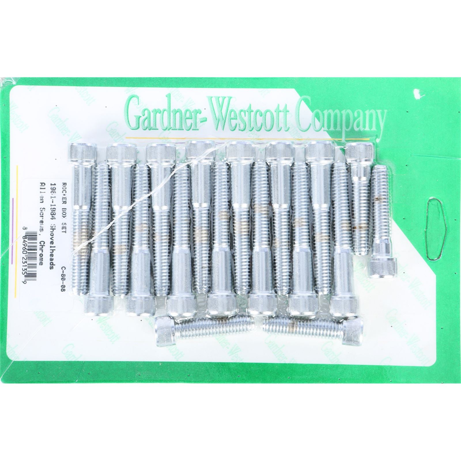 Gardnerwestcott Rocker Box Cover Set Chrome fits Harley-Davidson '81-84 Shovelhead C-80-08_260827