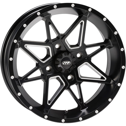 ITP Tornado Wheel - Front/Rear - Black - 14x7 - 4/4 - 4+3 1421953727B_397874
