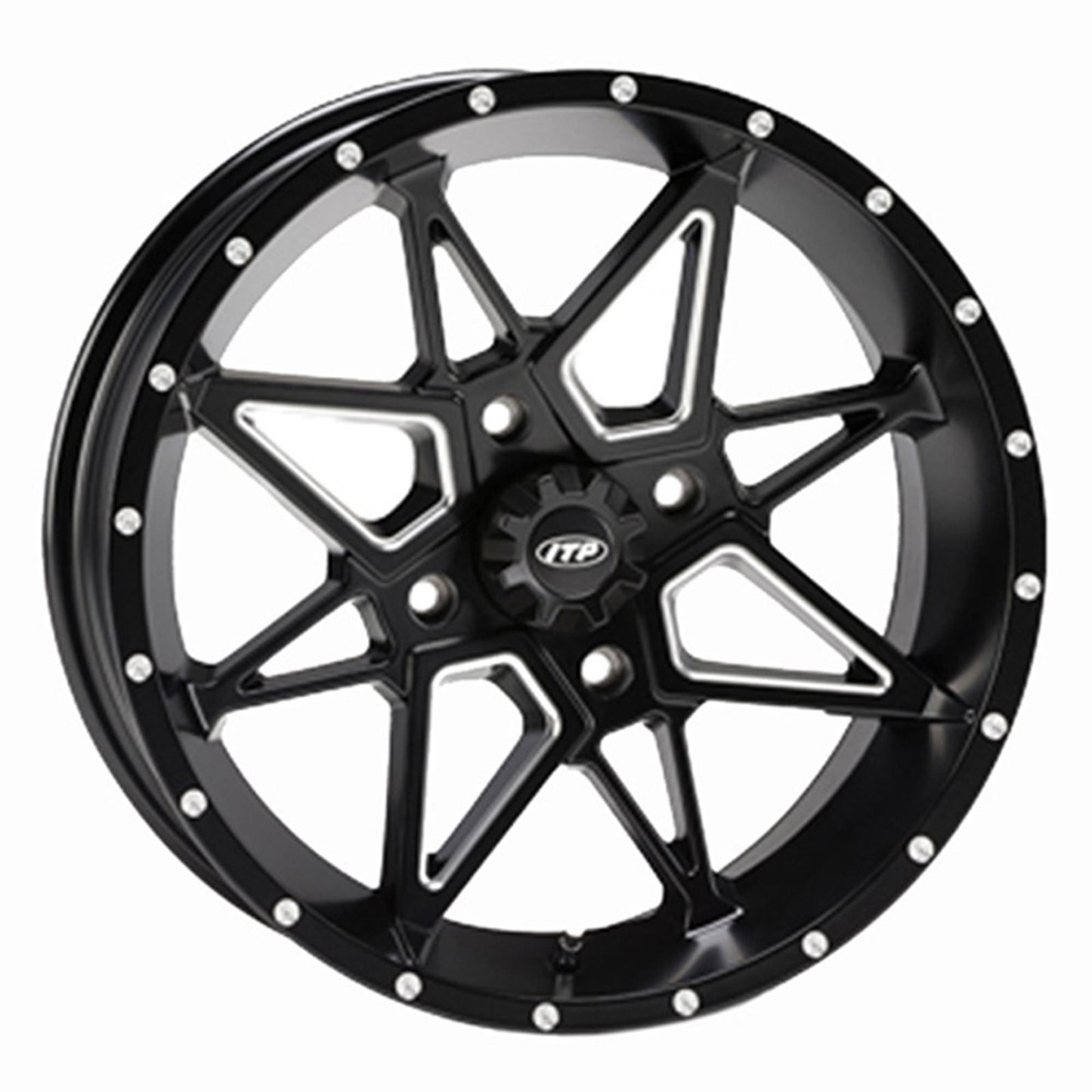 ITP Tornado Wheel - Front/Rear - Black - 14x7 - 4/4 - 4+3 1421953727B_597218