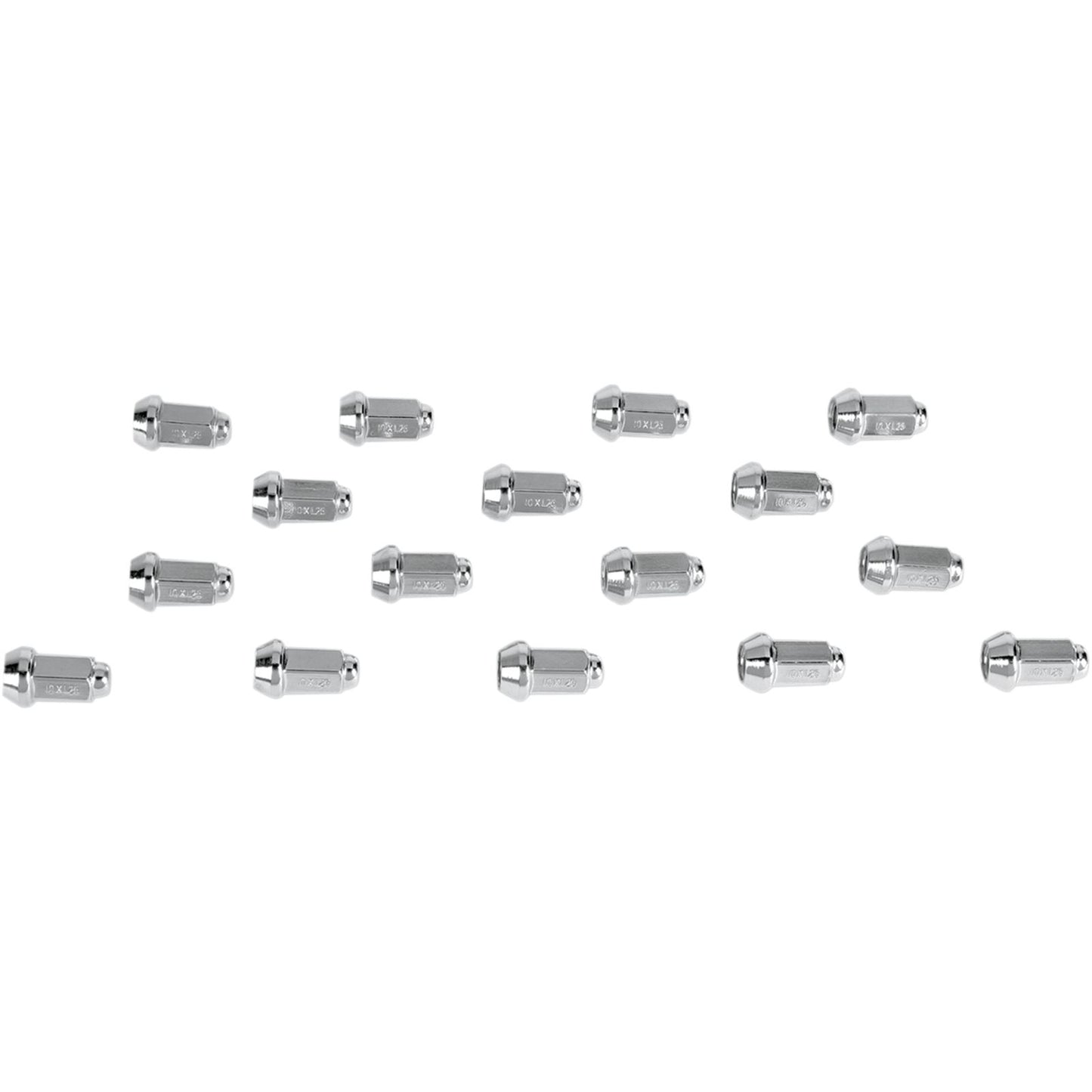 ITP Lug Nut - Chrome - 10mm - Tapered - 16 Piece ALUG14BX_397736