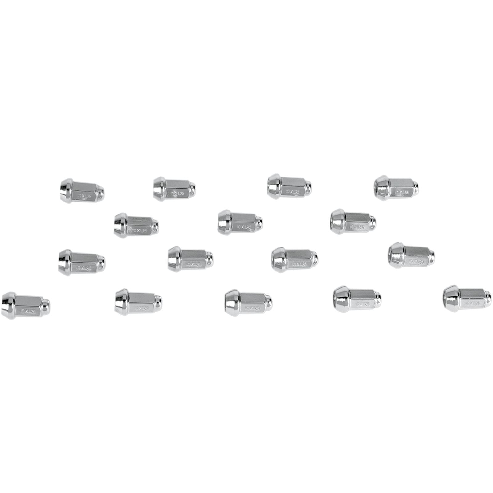 ITP Lug Nut - Chrome - 10mm - Tapered - 16 Piece ALUG14BX_397736