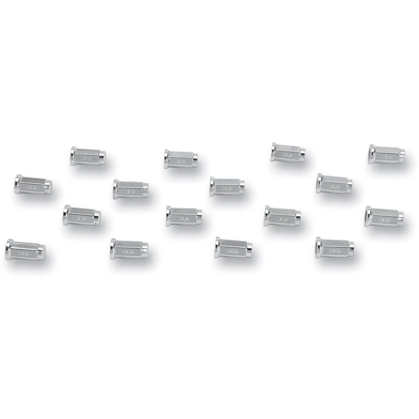 ITP Lug Nut - Chrome - 10mm - Flat - 16 Piece ALUG15BX_397737
