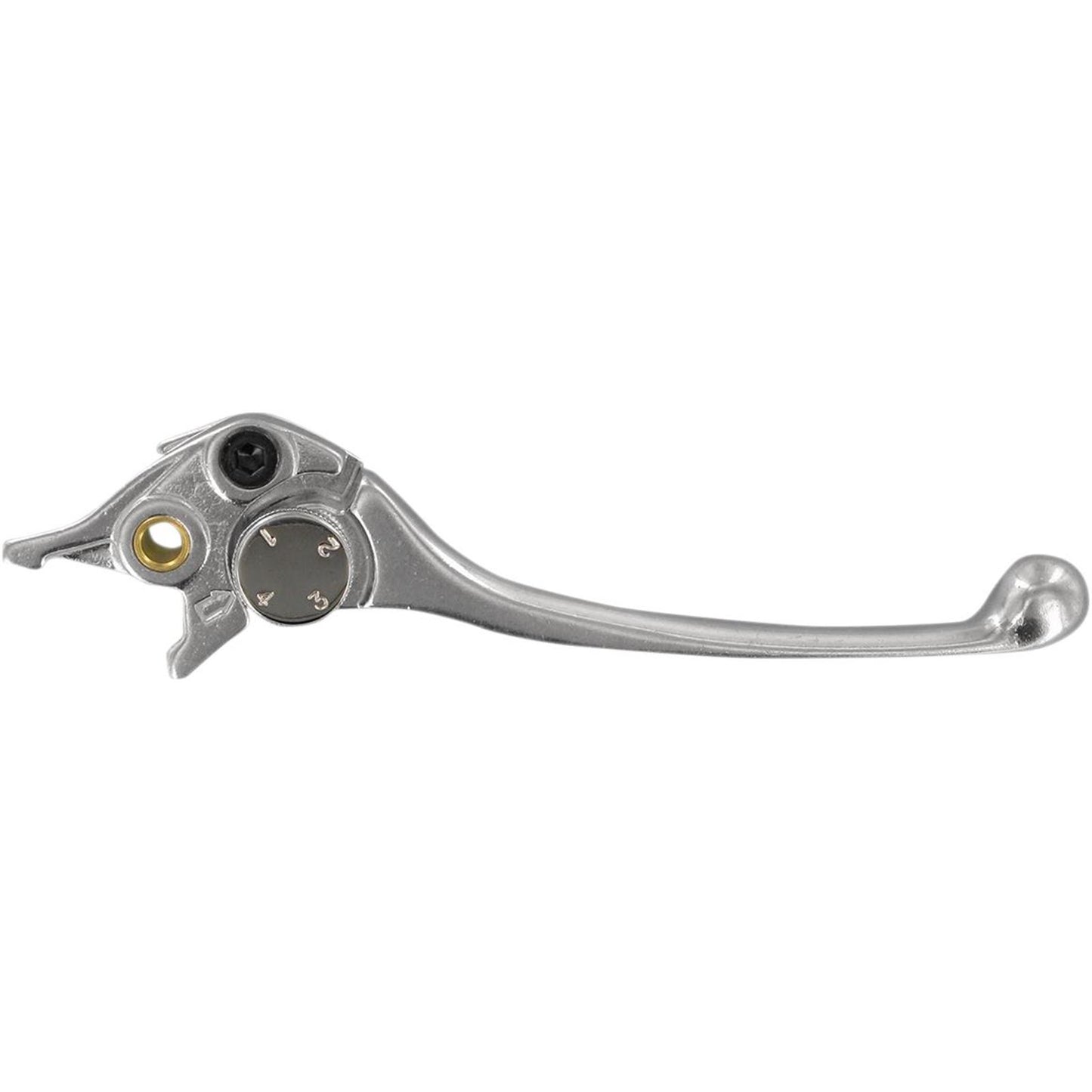 Parts Unlimited Adjustable Brake Lever for Yamaha - Polished [MPN: 44-4007]_260986