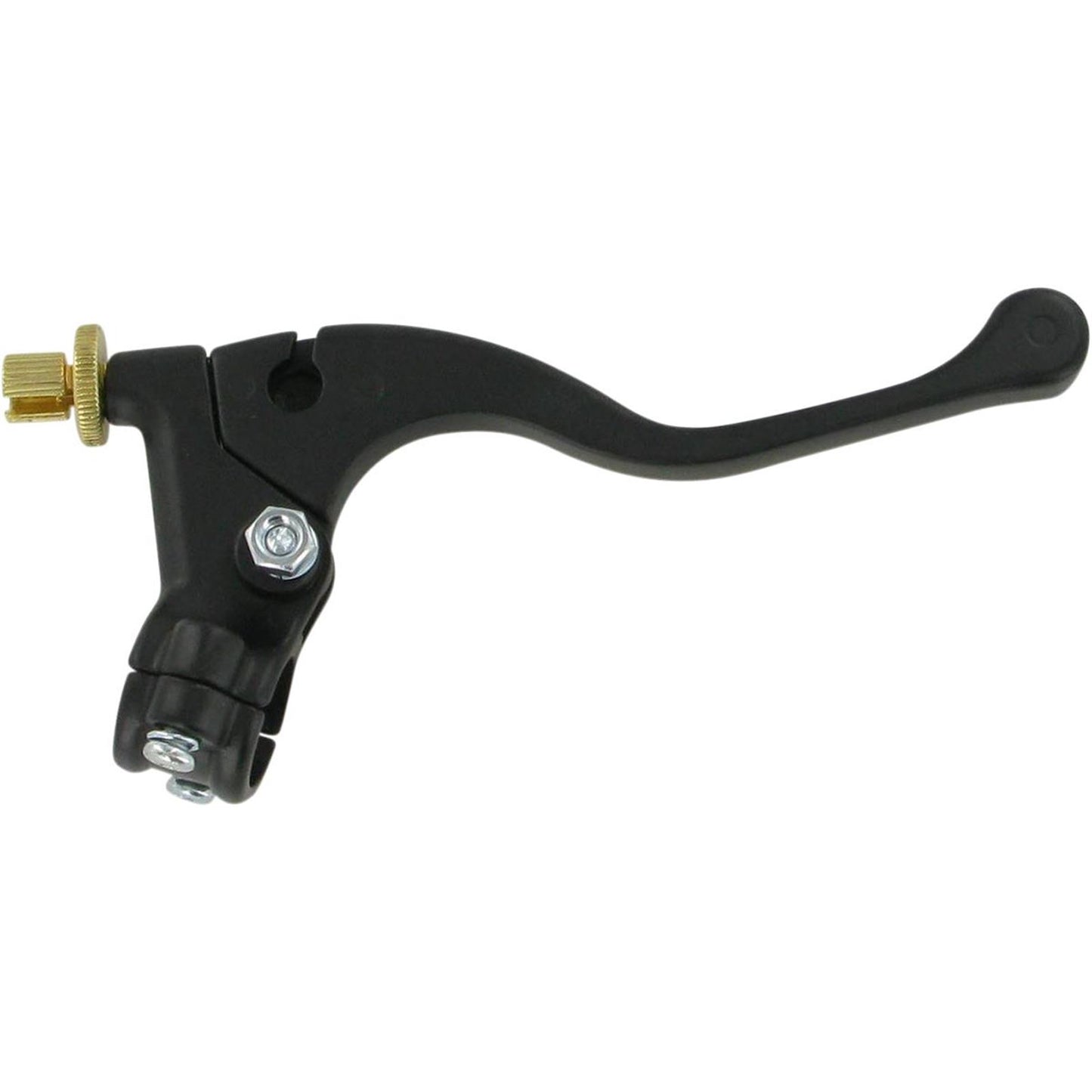 Parts Unlimited Shorty Lever Assembly - Left-Hand for Honda - Black [MPN: 43-1104L]_261186