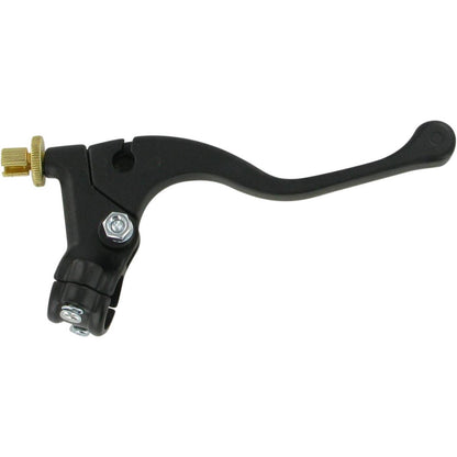 Parts Unlimited Shorty Lever Assembly - Left-Hand for Honda - Black [MPN: 43-1104L]_261186
