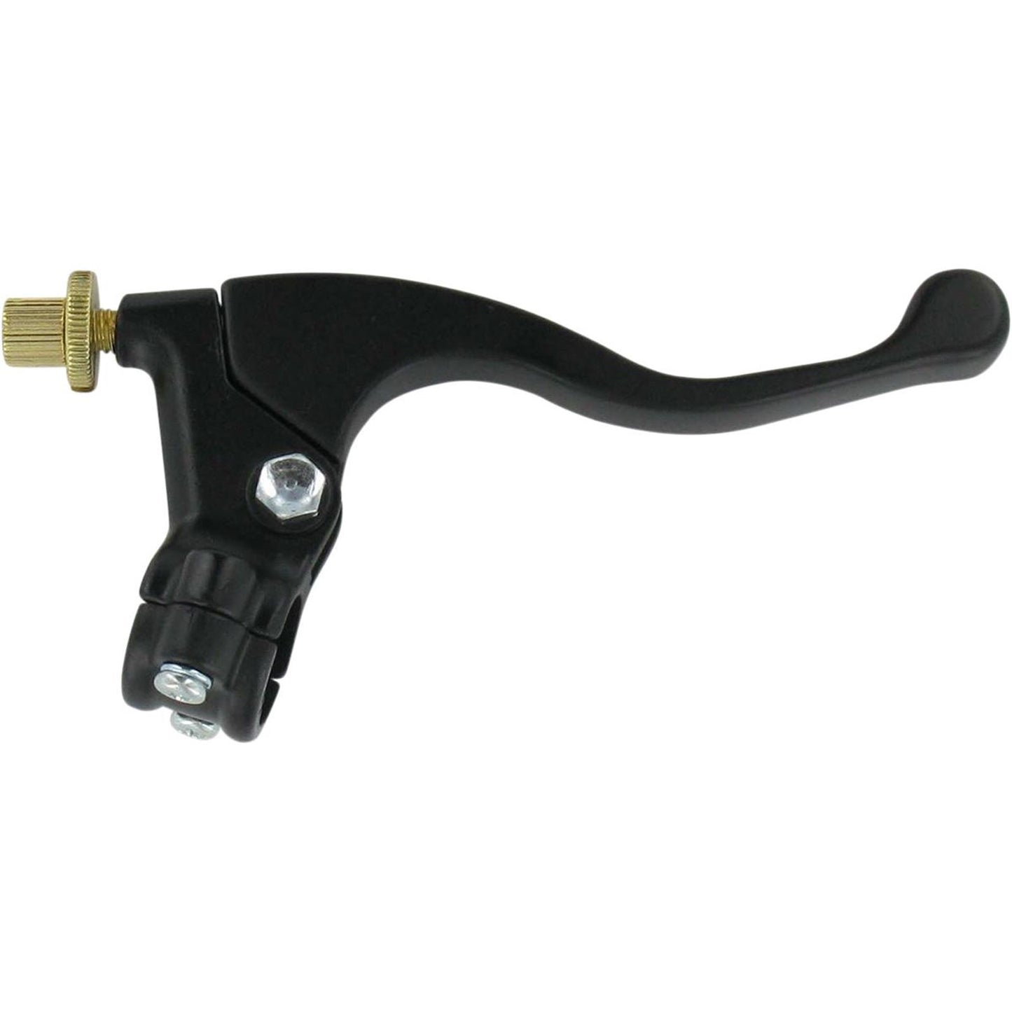 Parts Unlimited Shorty Lever Assembly - Right-Hand for Honda - Black [MPN: 43-1104R]_261188