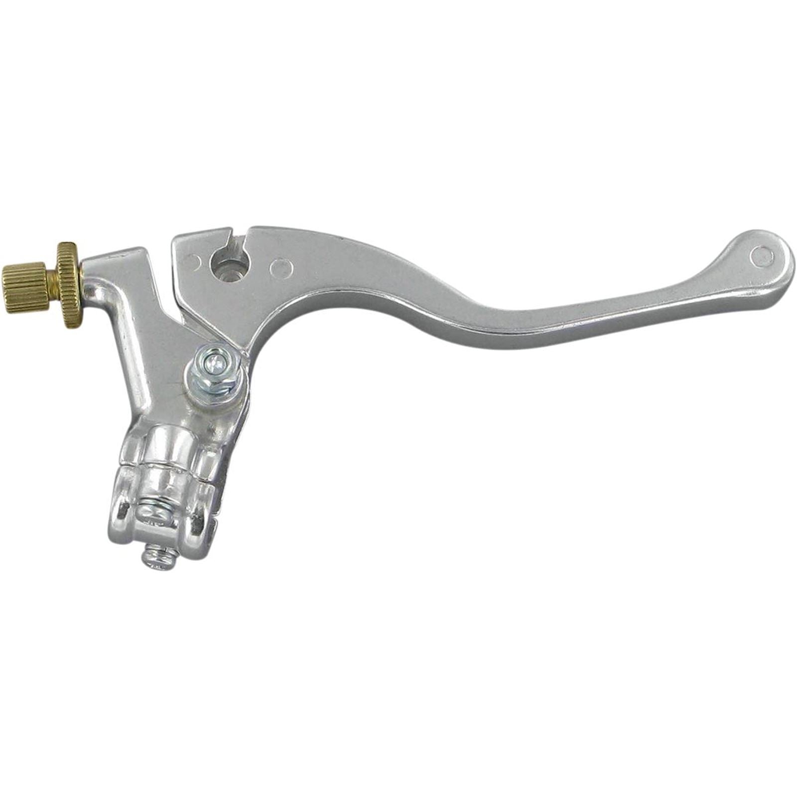 Parts Unlimited Shorty Lever Assembly - Left-Hand for Honda - Silver [MPN: 43-1101L]_261201