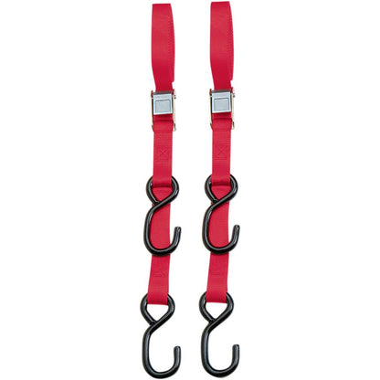 Parts Unlimited Tie Down Heavy-Duty 7' - Red - Pair [MPN: 3920-0422]_261338