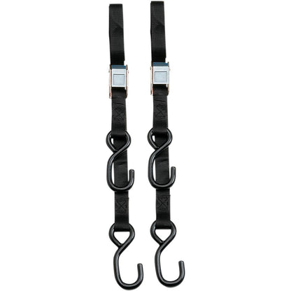 Parts Unlimited Tie Down Heavy-Duty 7' - Black - Pair [MPN: 3920-0424]_261342