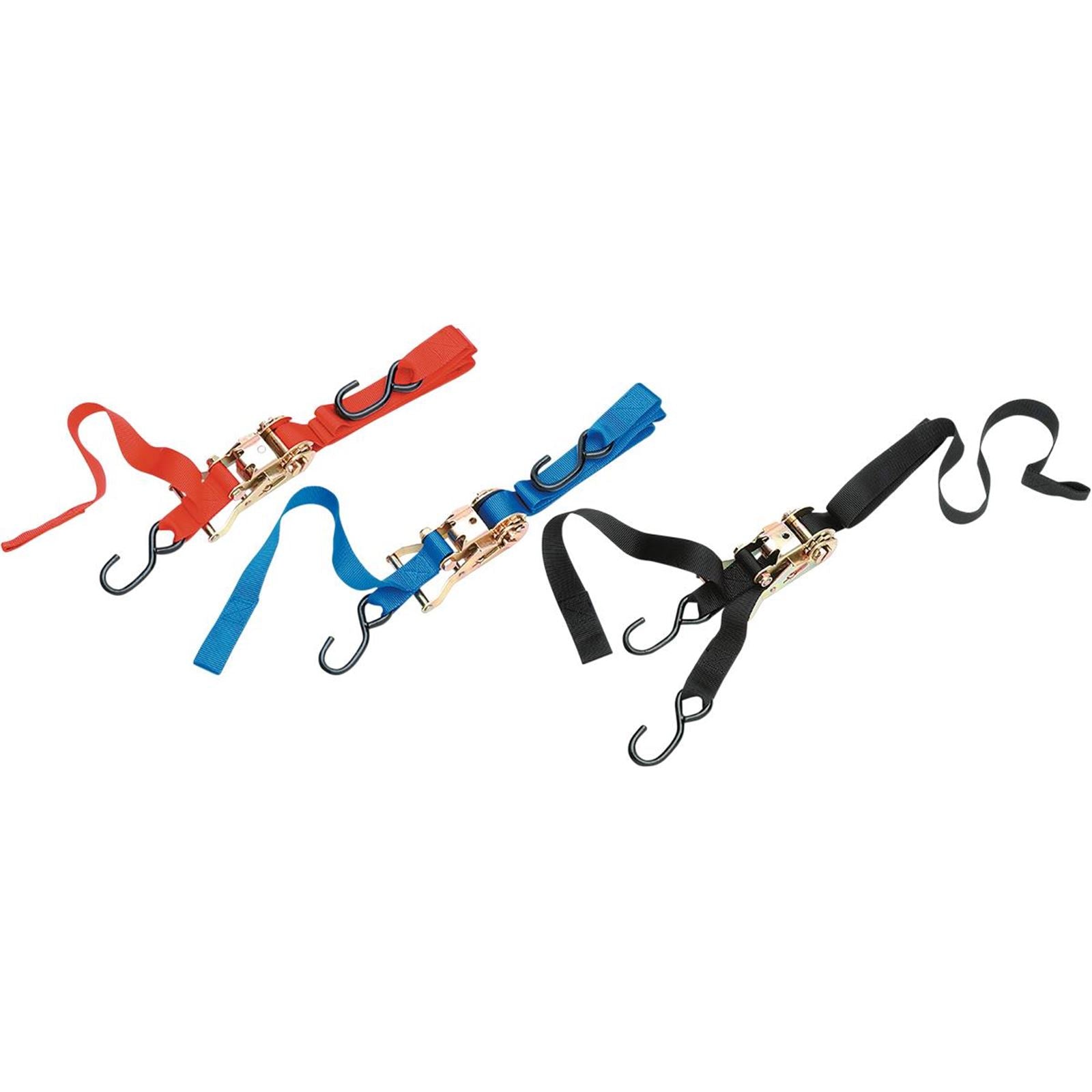 Parts Unlimited 1" Ratchet Tie Down - Assist - Red [MPN: 3920-0075]_261366