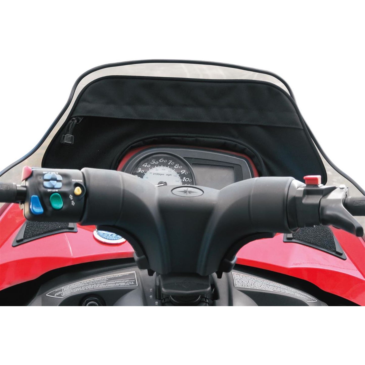 Parts Unlimited Snowmobile Windshield Bag for Polaris - Black [MPN: 3508-0005]_261371